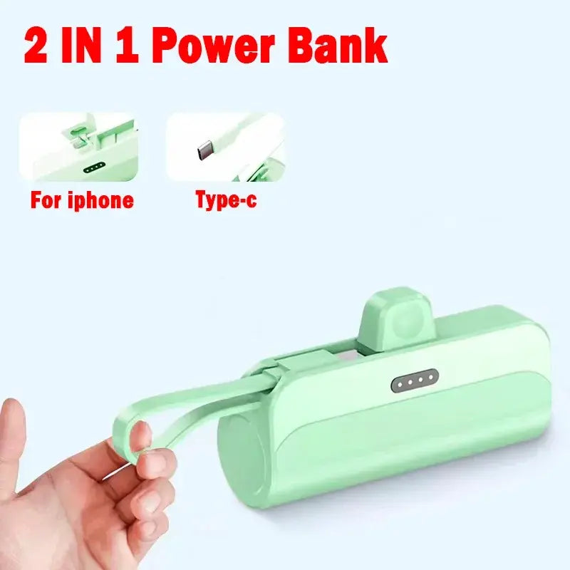 Mini Wireless Power Bank - Fast Charging